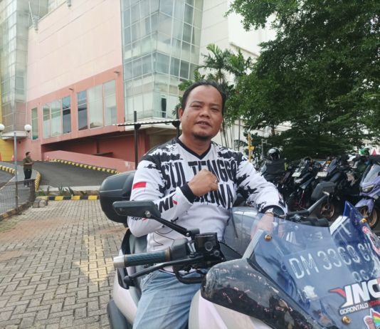 Wahyu Touring dari Gorontalo, untuk Hadiri Perayaan 1 Dekade YNCI Tangerang Chapter Wahyu Touring dari Gorontalo