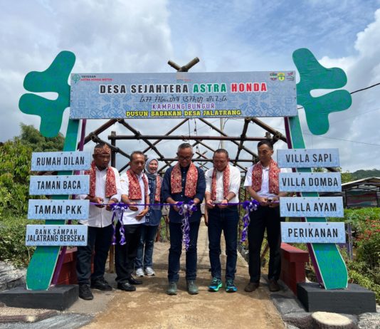 Yayasan AHM Kembangkan Desa Sejahtera Astra Honda Jalatrang di Ciamis Yayasan AHM Desa