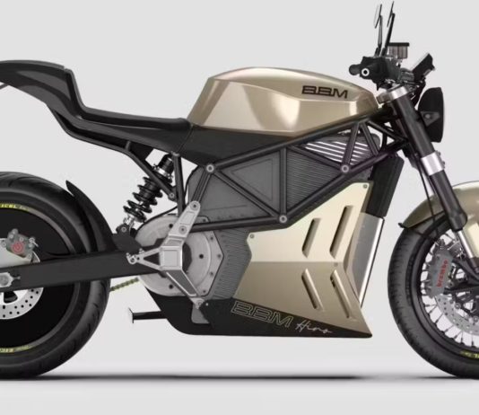 BBM Hiro, Motor Listrik Gaya Sport Retro Bertenaga 94 HP dan Isi Daya 15 Menit BBM Hiro Motor Listrik