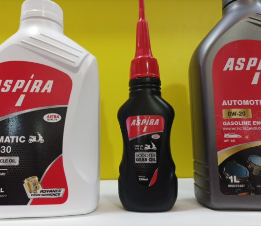 IIMS 2026: Astra Otoparts Hadirkan Pelumas Gardan Aspira Scooter Gear Oil Aspira Scooter Gear Oil