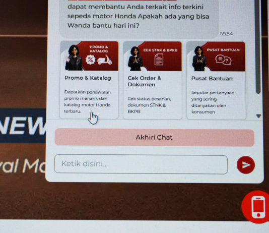 Wahana Honda Permudah Akses Katalog Digital Motor Honda via Asisten Virtual Wanda Wanda Katalog Motor Honda