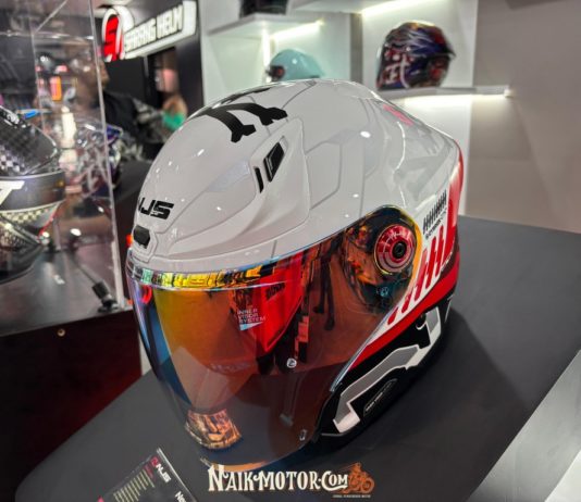 IIMS 2026: NJS Neoz XV Jadi Primadona di Booth NJS Helmet dan Sarang Helm NJS Helm IIMS 2026