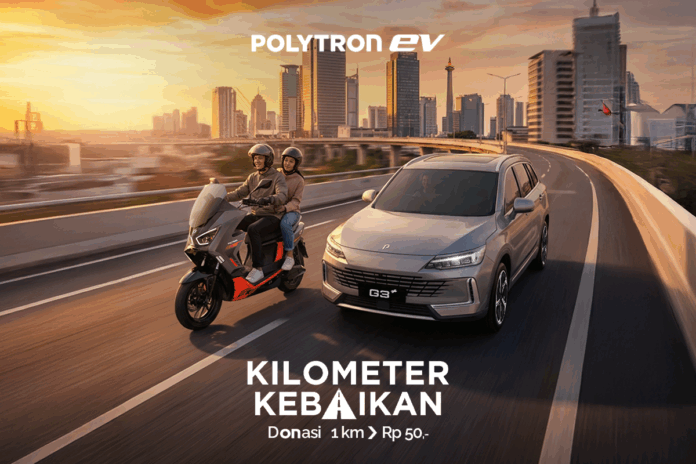 #KilometerKebaikan Polytron Donasi
