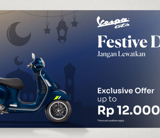 Cari Motor Baru Jelang Lebaran, Piaggio Diskon Beri Diskon Spesial Diskon Piaggio Indonesia