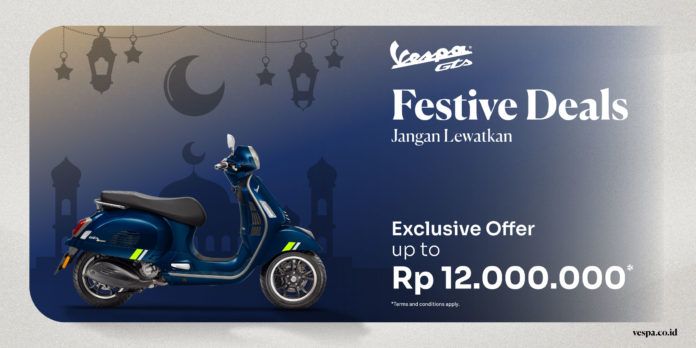 4. Penawaran Ekslusif Vespa GTS Super Tech Diskon Piaggio Indonesia
