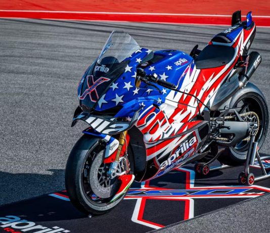 Aprilia X 250th, Superbike Spek MotoGP Bertema Amerika Serikat Aprilia X 250th Amerika