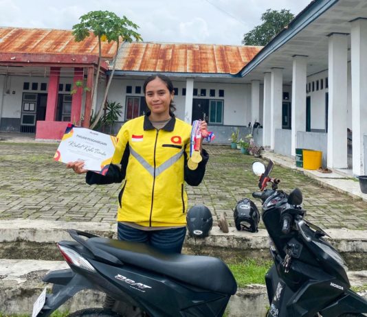 Rahel, Mitra Maxim Bike, Mahasiswa Hukum dan Petinju Rahel Mitra Maxim Bike