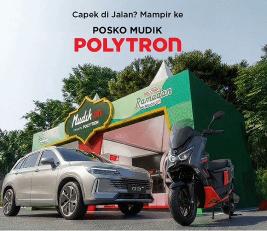 Polytron Hadirkan Posko Mudik Lebaran 2026, Pemudik Motor Listrik Bisa Mampir Posko Mudik Polytron