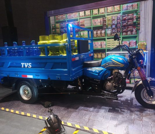 Roda 3 Kargo Pertama TVS, Armado Diluncurkan TVS Armado Diluncurkan