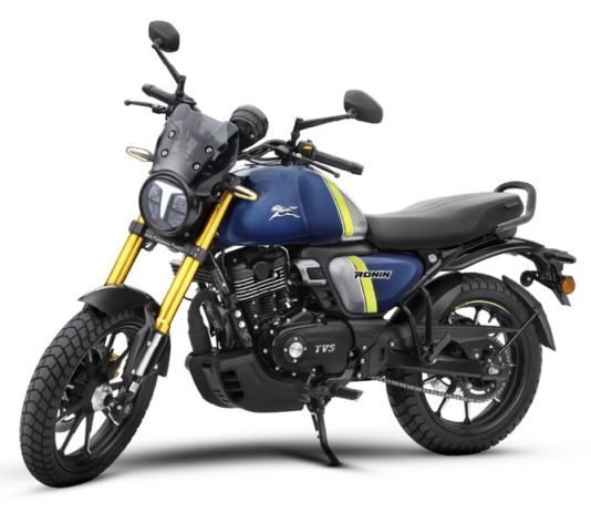 TVS Ronin Midnight Blue Meluncur, Varian Tertinggi Tampil Lebih Elegan TVS Ronin Midnight Blue