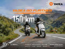 Yadea OSTA P dan Velax U Buktikan Ketangguhan, Tantang Jalur Bandung-Bogor 150 Km Sekali Cas Yadea OSTA P Velax U