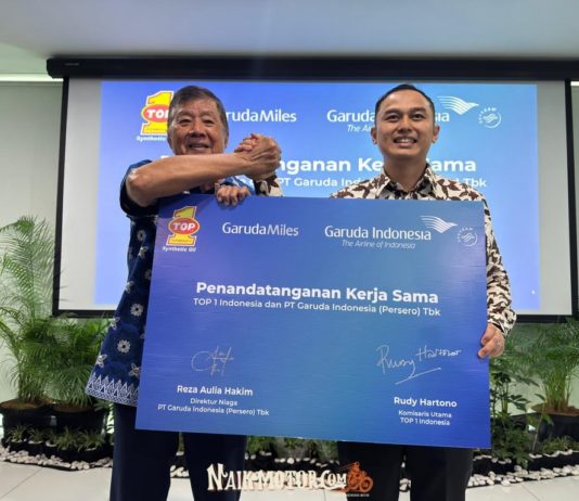 Garuda Indonesia dan TOP 1 Perluas Ekosistem GarudaMiles untuk Aktivitas Mobilitas Pelanggan