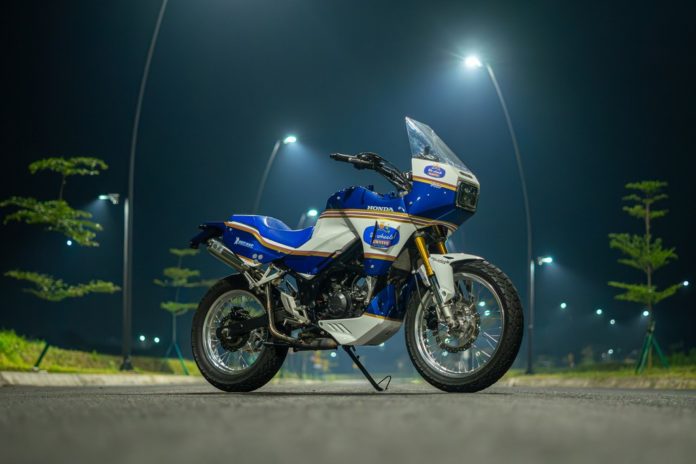 Honda CB150X Vintage Dakar_2 Modifikasi Honda CB150X Vintage Dakar