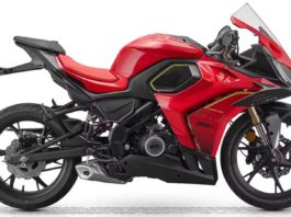 QJ Motor SRK 125 R1, Motor Sport Fairing 125 cc Punya Winglet Ala Moge QJ Motor SRK 125 R1