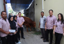 Wahana Artha Group Salurkan Hewan Qurban untuk Warga Gunung Sahari Wahana Artha Group