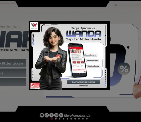 Wanda Jadi Asisten Digital 24 Jam untuk Pemilik Sepeda Motor Honda WANDA Asisten Digital Honda