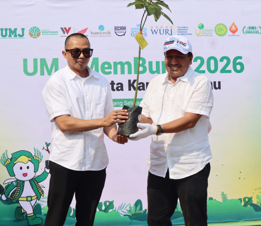 Wahana Honda Dukung UMJ Membumi 2026, Tanam 650 Bibit Pohon Kurangi Polusi Udara Wahana Honda UMJ Membumi 2026