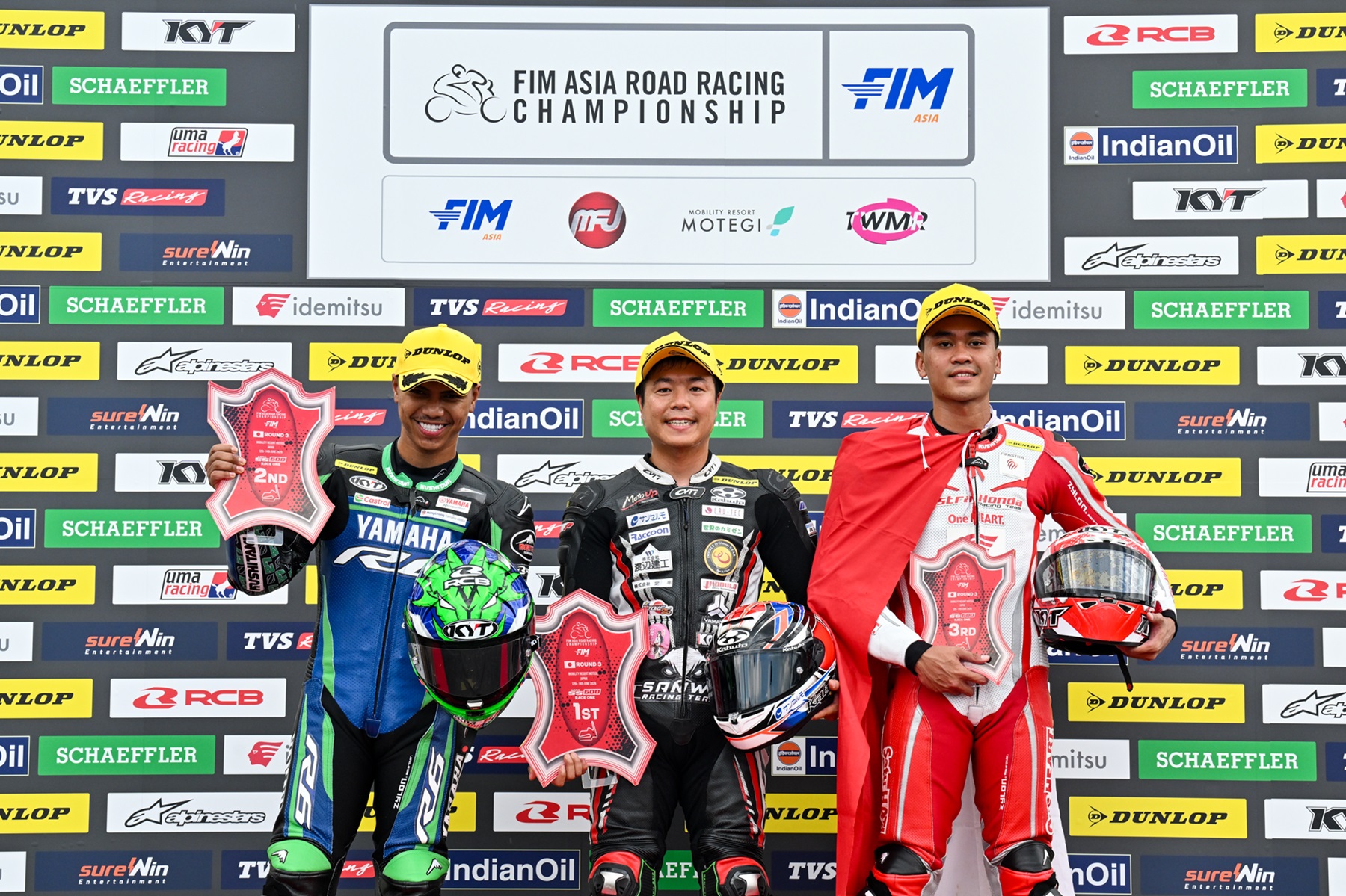 Podium ARRC 2026 Motegi