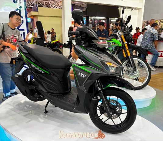 JFK 2026: Kawasaki Luncurkan Skuter Matik Brusky 125, Harga Rp26,5 Jutaan Kawasaki Brusky 125