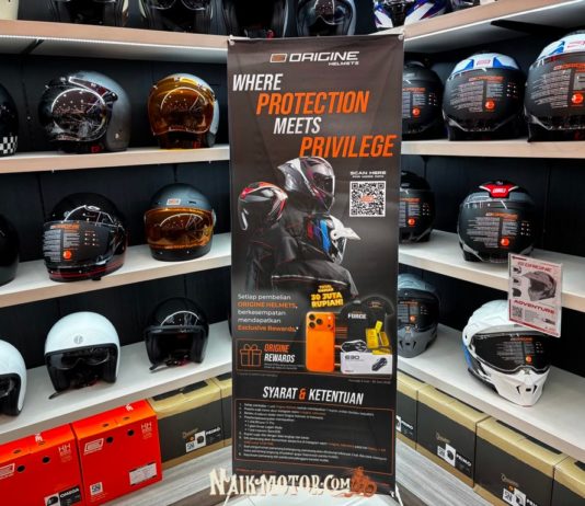 Beli Helm Origine Helmets Berhadiah iPhone 17 Pro, Emas, dan Intercom Sena, Ini Caranya Origine Helmets