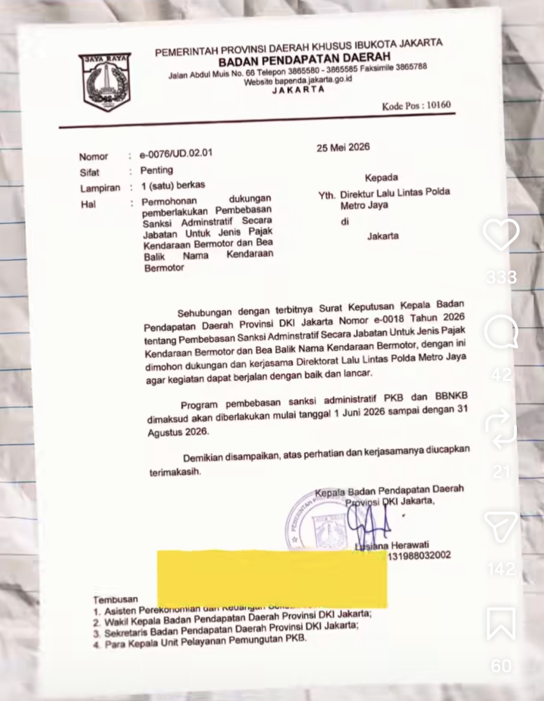 Pembebasan Sanksi Administratif Pajak