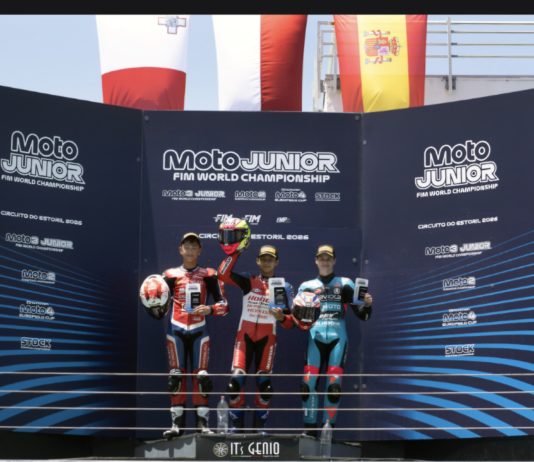Catat Sejarah, Kiandra Ramadhipa Memenangkan FIM Moto3 Junior World Championship 2026 Estoril Moto3 Junior 2026 Estoril